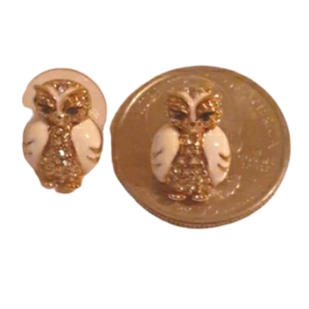 Kate Spade New York Owl Stud Pierced Earrings Gift For a Woman‎ NWT New